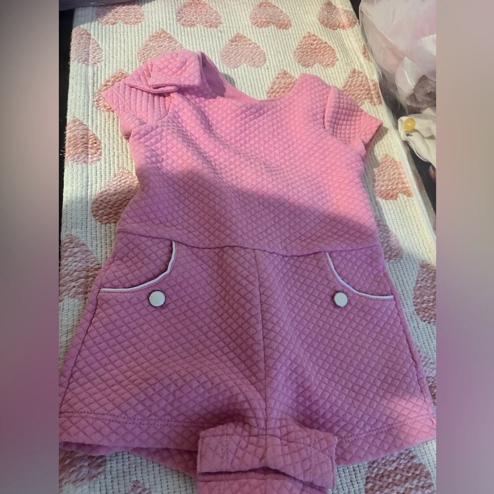 Janie and Jack Pink Romper